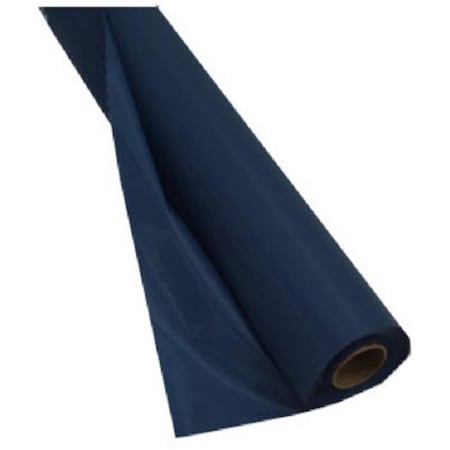 Omg 011137 40 in. x 100 ft. Plastic Table Roll; Navy Blue OM30167